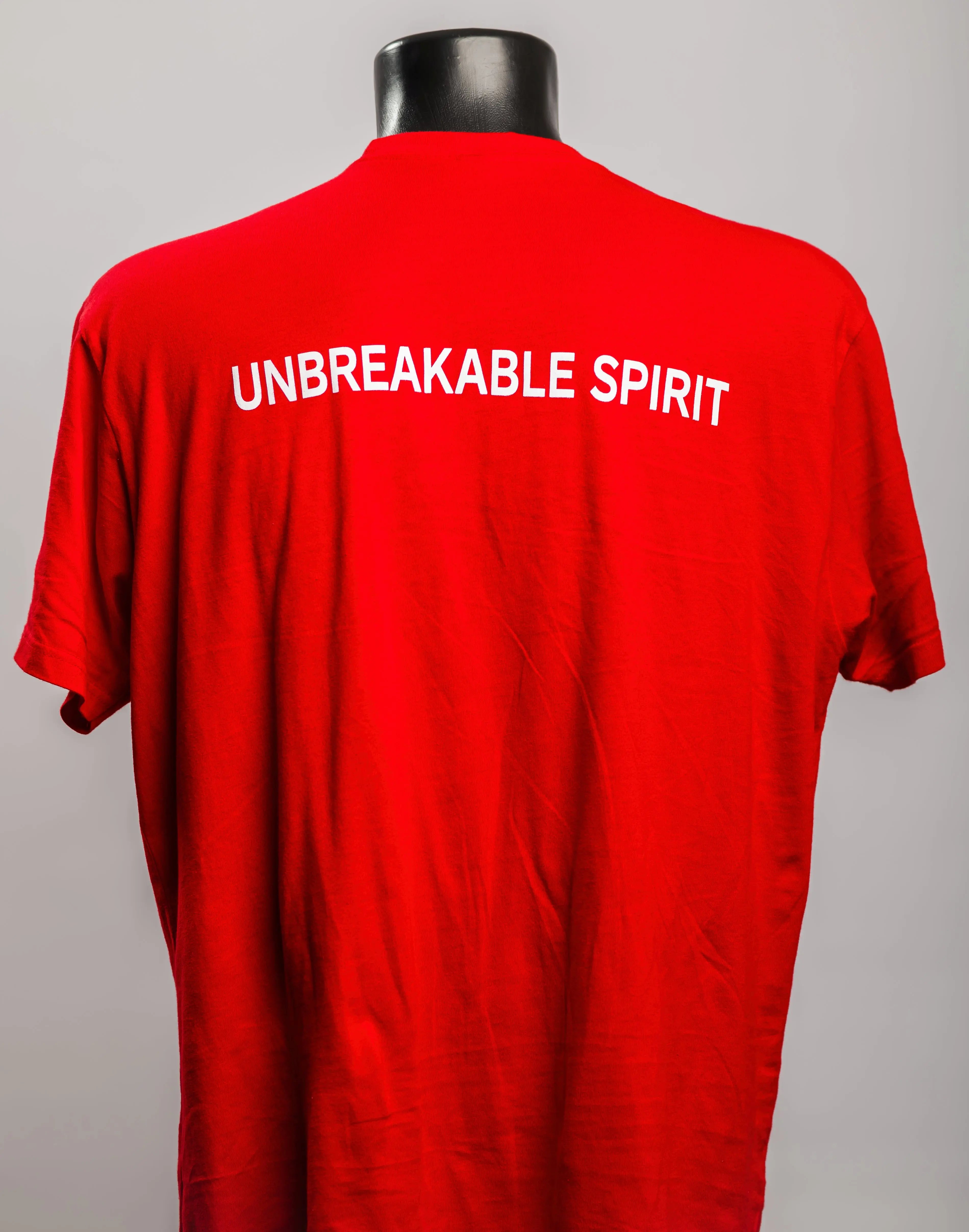 Unbreakable Spirit Tee – Red Bold Pape Chacool