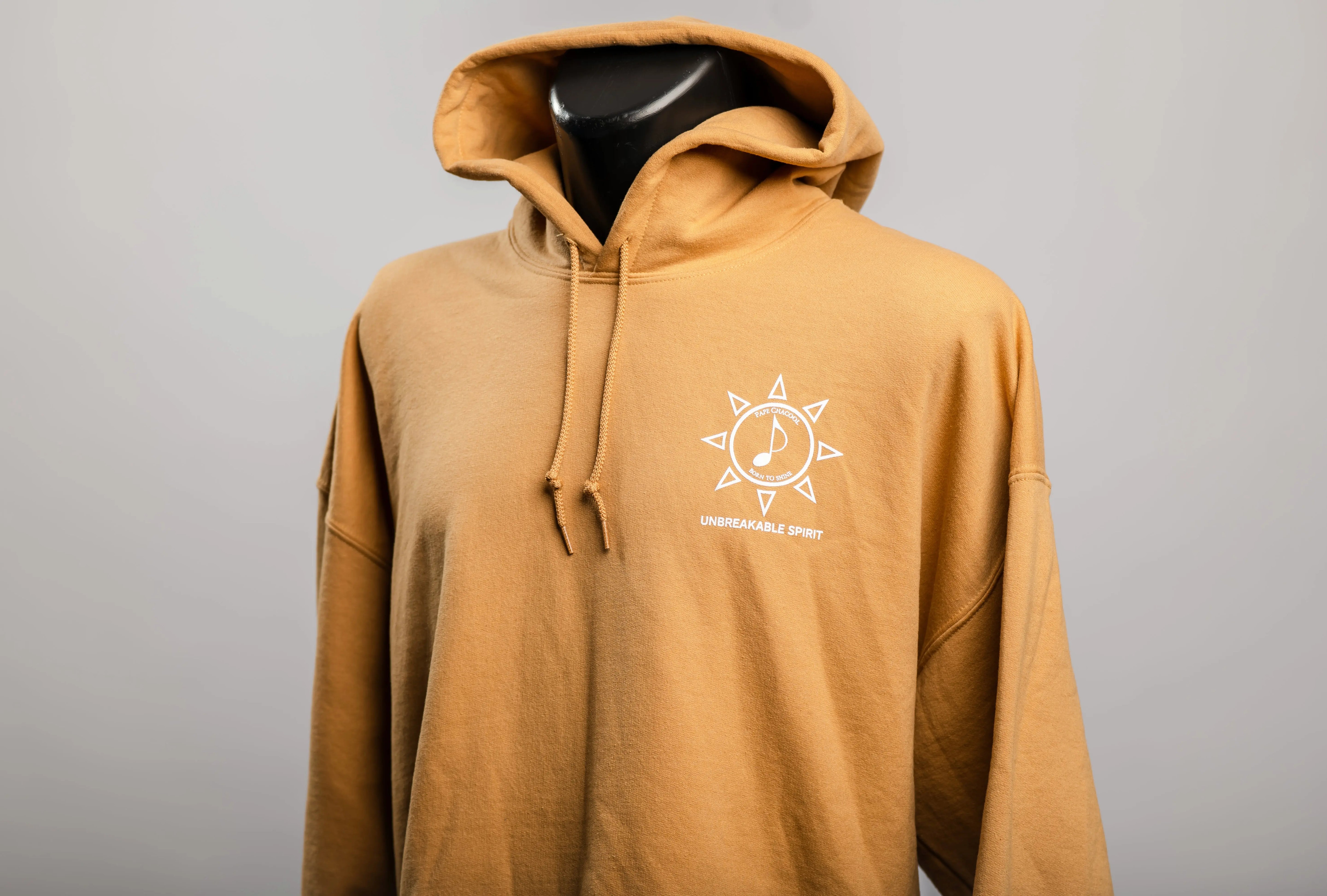 Unbreakable Spirit Hoodie – Golden Hour Pape Chacool