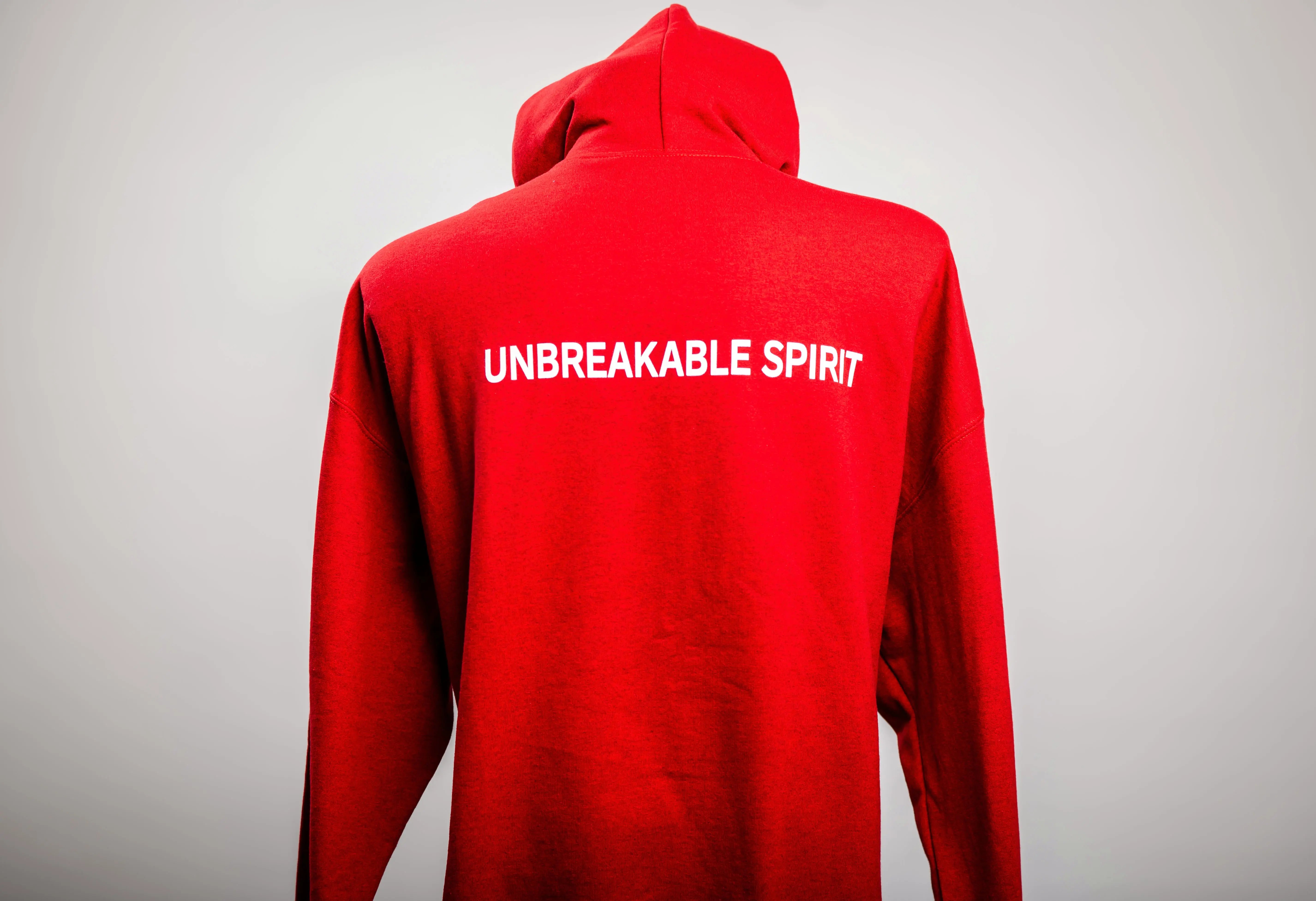 Unbreakable Spirit Hoodie – Red Legacy Pape Chacool