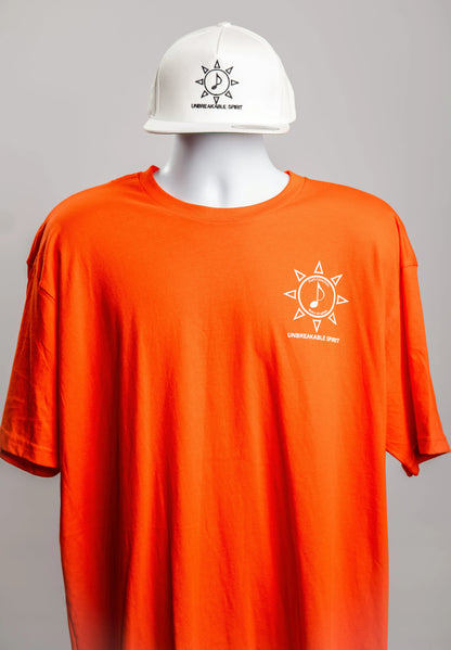 Unbreakable Spirit Tee – Orange Pape Chacool